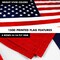 G128 Combo Pack: 5 Ft Tangle Free Aluminum Spinning Flagpole (Silver) & American USA Flag 2x3 Ft, LiteWeave Pro Series Printed 150D Polyester | Pole with Flag Included
